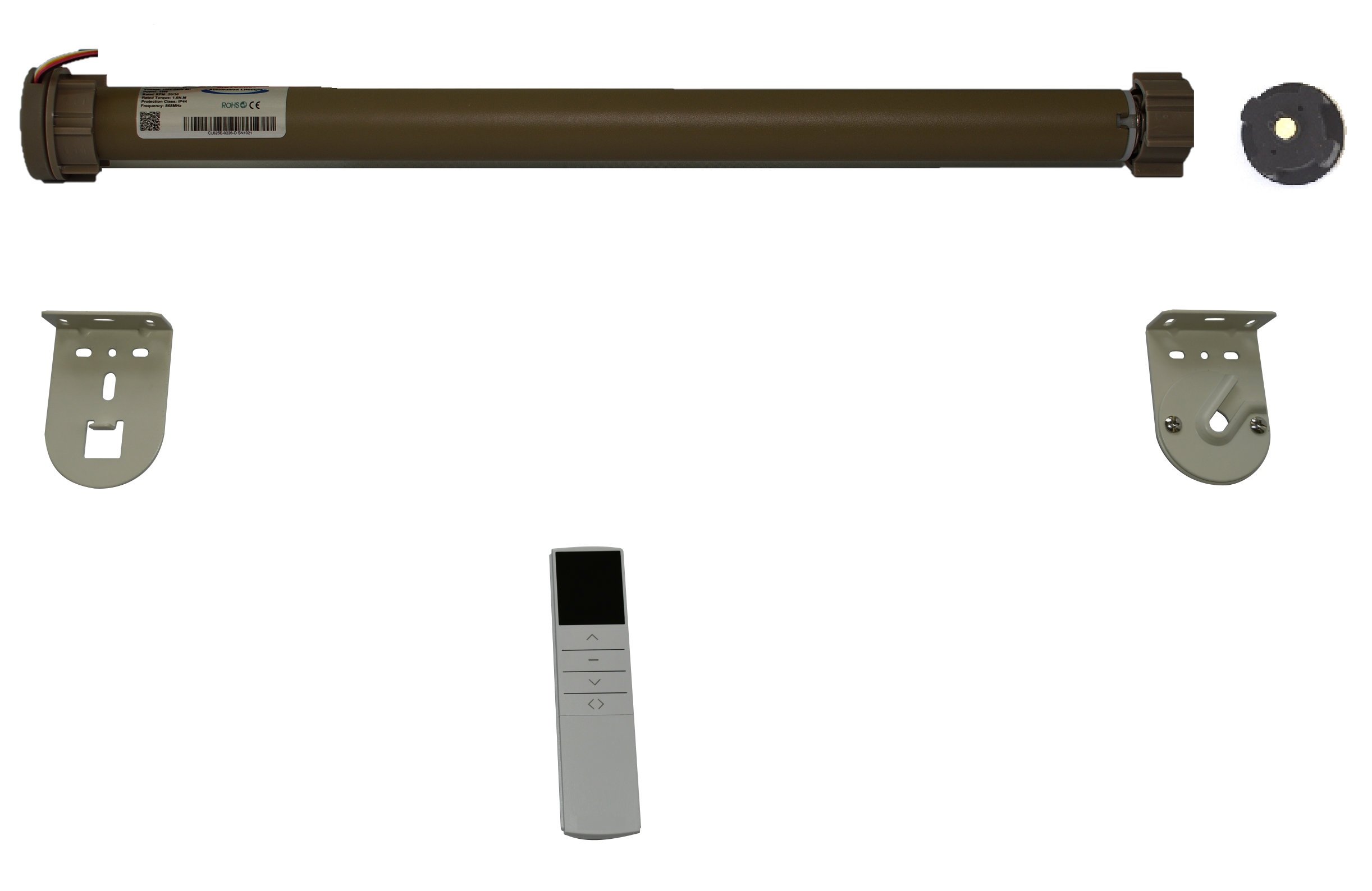 Remote Control Electric Roller Impact Screen Shade Smart Motor